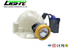 China IP68 6600mAh 10000lux Rechargeable Mining Cap Lamp supplier