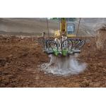 Hydraulic Pile Driving Machine Concrete Pile Crusher Hydraulic Pile Breaker For Excavator for sale