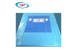 China Customized Blue Medical Angio Drape Breathable For Hospital supplier