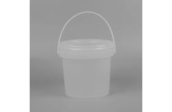 China 1L 5L 10L Transparent Plastic Packaging Bucket Customized With Lid And Handle supplier