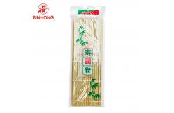 China Handmade Mao Bamboo 24*24cm Sushi Rolling Mat supplier