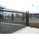 Custom Made Black Powder Coating Garrison Fencing Panel Anti Rust for sale
