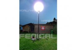 China Construction 2000w Moon Balloon Light For Large Area Illumination supplier