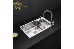 China 304 Thickened Handmade Sink Kitchenware Smooth Surface Easy To Clean supplier