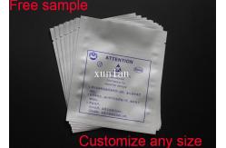 China Anti Static Material Aluminum Foil Bags Resealable Heat Seal With See Through Window supplier