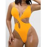 Black Medium Elasticity Swimsuit Womens Nylon / Spandex One Piece for sale