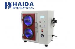 China Two Chambers Automation Fabric Fuzzing Testing Machine Random Tumble Pilling Tester supplier