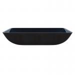 Turquoise Rectangular Wash Hand Basin Bathroom Sinks Top Mount