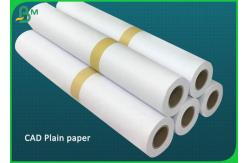 China 80gsm High Whiteness Roll Plotter CAD Plain Paper Of 36 Inch 42 Inch supplier