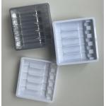 Custom 5ml Ampere Packaging Tray Medicine Packaging Boxes Rectangle Shape for sale