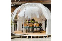 China Custom Size 6m Geodesic Dome Security Assurance Bubble Dome Igloo Tent supplier