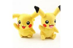 China Warmness Cute PP Cotton Detective Pikachu Soft cuddly Toy supplier