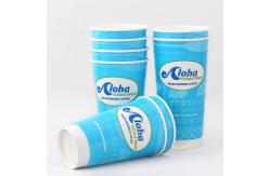 China 0.3L Cold Drink Disposable Cups 8oz Double Wall Compostable Coffee Cups supplier