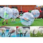 Transparent Body Zorb Ball / Bubble Football Ball / Bubble Bumper Ball With TPU for sale