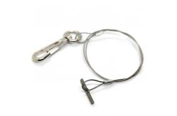 China Single Leg Stainless Steel Wire Rope Plant Pot Hanging Kit With Metal Hook supplier