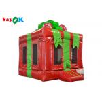 Commercial Christmas Inflatable Bouncy Castle Silk Printing for sale