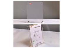 China A6 Clear Acrylic Photo Frame With Stand Desk Picture Frame supplier