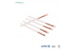 China 5pcs Eye Synthetic Hair Makeup Brushes With Plastic Handle supplier