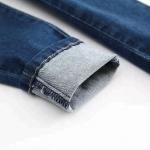 Slim Fit Style Whisker Baby Girl Jeans Pants With Sequin Patch Design