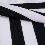 Comfortable And Breathable  And Bouncy Striped Material Fabric For T-Shirt