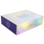 157g PMS Foldable Cardboard Gift Boxes Holographic Magnet Closure 1.5mm Thick for sale