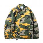 Custom Made Ma1 Bomber Jacket , Autumn Nylon Camo Coach Jacket Printed