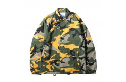 China Custom Made Ma1 Bomber Jacket , Autumn Nylon Camo Coach Jacket Printed supplier