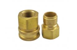 China 1700psi Non Valved Series Brass Quick Release Coupling supplier