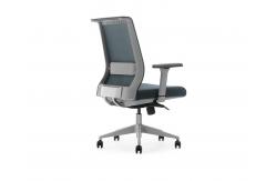 China Adjustable Swivel Mesh Office Chairs , Meeting Room Sliding High Back Executive Chairs supplier
