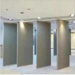 Movable Sliding Folding Partition Door Rods Hanging System Track At Airport Hall Wall for sale