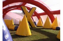 China Light Paintball Air Inflatable Event Tent With PVC Tarpualin Material supplier