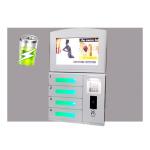 Smart Multi Function Phone Charging Station Kiosk , Mobile Device Charging Station For Self Service Use for sale
