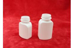China High Density Polyethylene Empty Tablet Bottles , Square Pet Bottle For Pills Packaging supplier