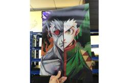 China 3D Lenticular Anime Wall Posters Hunter X Hunter Triple Transition Pictures Flip supplier