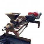 Diesel engine charcoal coal hookah stick extruder briquette machine plant for sale
