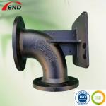 China Ductile Cast Iron DI 90 Degree Double Flanged Duckfoot Bend DN100 PN16 for sale