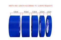 China High Performance 2090 Crepe Paper Blue Masking Tape Painter′s Tape supplier