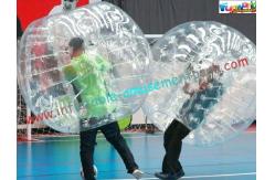 China Transparent Body Zorb Ball / Bubble Football Ball / Bubble Bumper Ball With TPU supplier