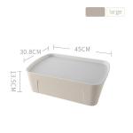 Good Quality Stackable Storage Box Stocked Plastic Storage Box Costume Color Print Logo Bedroom Organize for sale