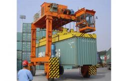 China 35t Gantry Mobile Crane Rubber Tire Container Straddle Carrier supplier