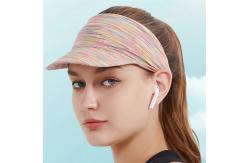 China Pre Curved 56cm Summer Sun Visor Cap For Shading supplier