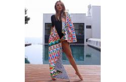 China Printed Or Solid Style Custom Beach Towel Screen Print Logo Design supplier