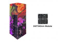 China Right Angle LED Video Wall P1.875 P2.5 Indoor Front Maintenance supplier