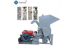 China Plastic Pet Bottle Crusher Machine Waste Plastic Crusher With Diesel Engine supplier