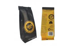 China 8 Oz Biodegradable Coffee Aluminum Foil Bag Stand Up With Valve supplier