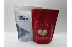 China Custom Printed Laminated Pouches / Matte White Stand Up Pouches For Food Packaging supplier