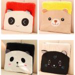 Coral Fleece Soft Plush Seat Cushions For Car / Office 35 * 35 * 3CM for sale