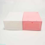Dustproof Hard Plastic Shoe Boxes , Sturdy Shoe Box Containers 33*24*13.5cm for sale