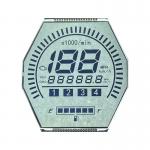 Factory Hot Sales HTN LCD Display Eight Shape Monochrome 7 Segment Graphic LCD Screen For Motorcycle Instruments for sale