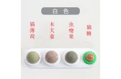 China Catnip Balls 4pcs Cat Snack Lollipop Self Adhensive Wall supplier